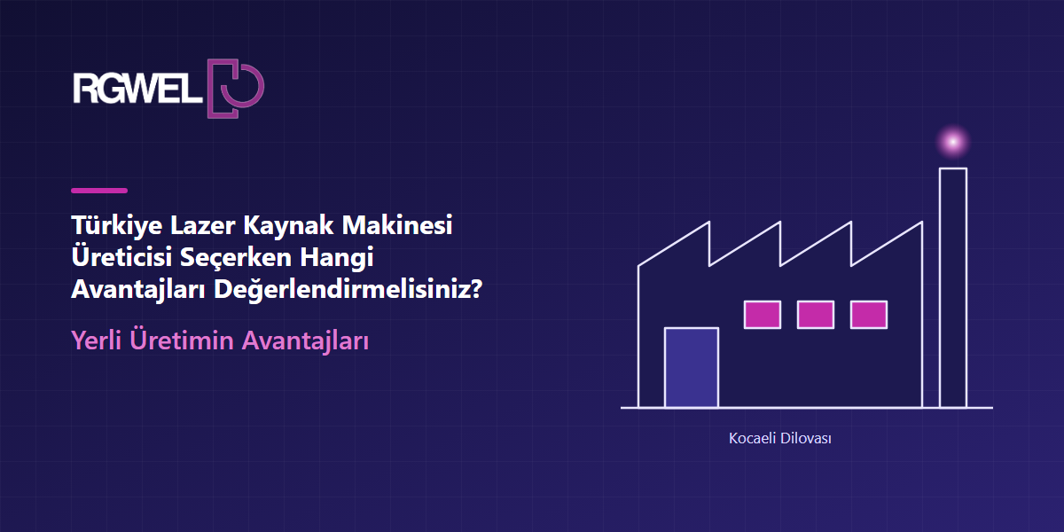 Kocaeli Dilovası'ndaki lazer kaynak makinesi üretim tesisini simgeleyen fabrika çizimi